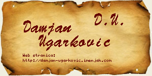 Damjan Ugarković vizit kartica